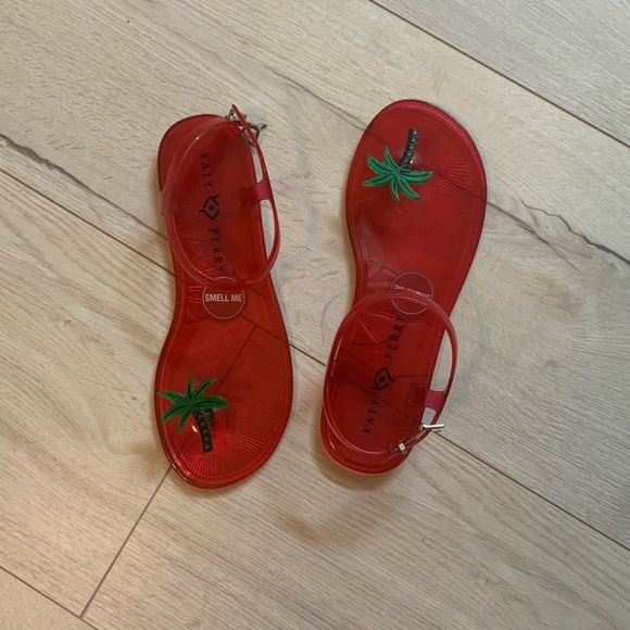 Katy Perry collection palm tree sandals size 8 - Picture 6 of 6